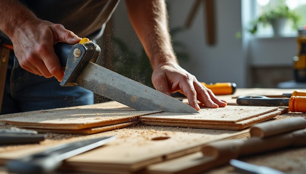Ouvrir une cloison creuse avec un cutter de mur