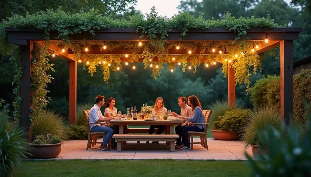 Idées originales pour aménager son extérieur avec une pergola de jardin