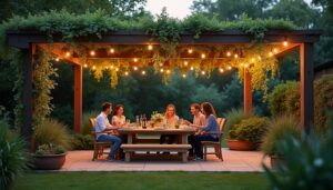 Idées originales pour aménager son extérieur avec une pergola de jardin
