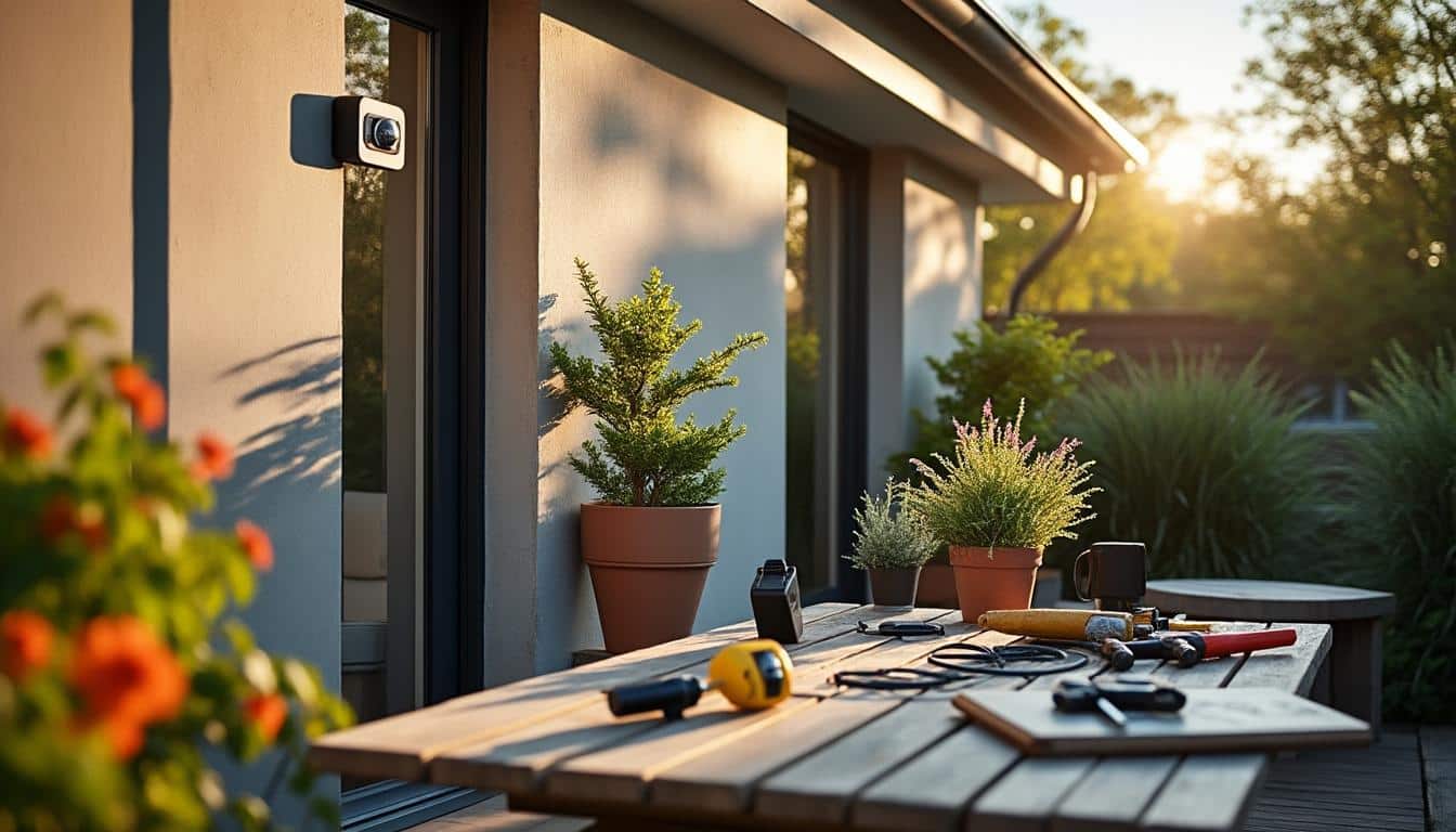 Guide pour installer un détecteur d'intrusion sur la terrasse d'une maison