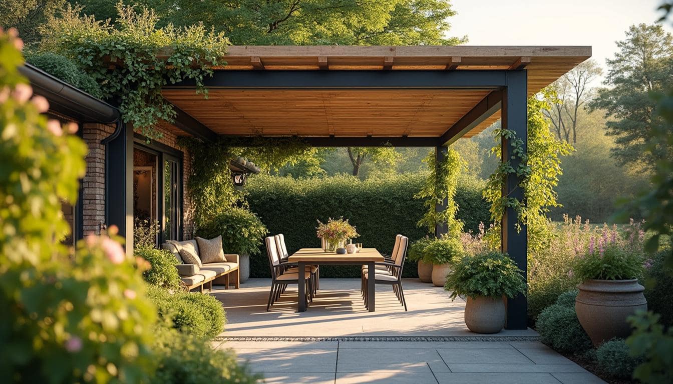 Quels sont les matériaux les plus adaptés pour une pergola de jardin ?