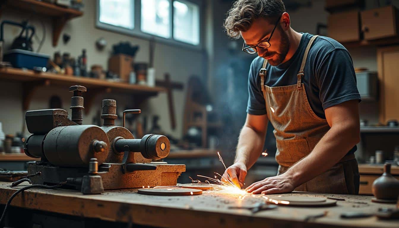 Illustration: Comprendre l’utilité d’une affûteuse pour lame de scie circulaire professionnelle