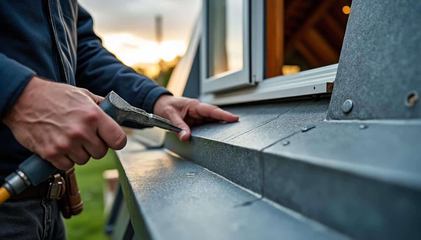 Illustration: Comprendre l’importance de la bavette en zinc pour la toiture