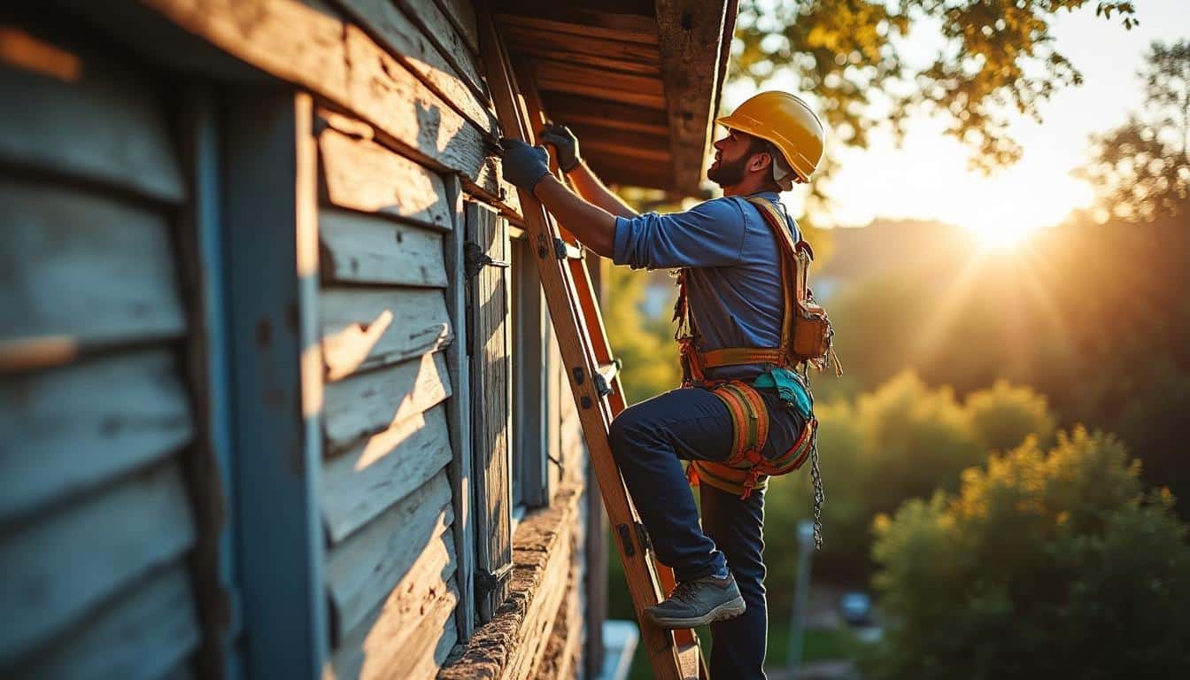 Échelle de toiture en bois : guide complet pour choisir et sécuriser