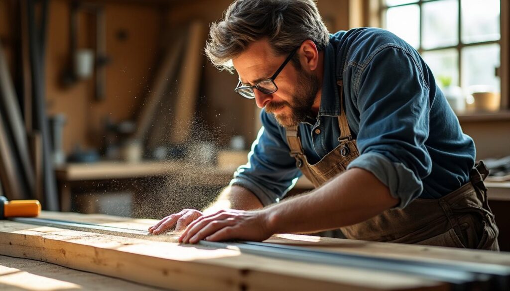 Rail de guidage scie circulaire Parkside : précision et sécurité
