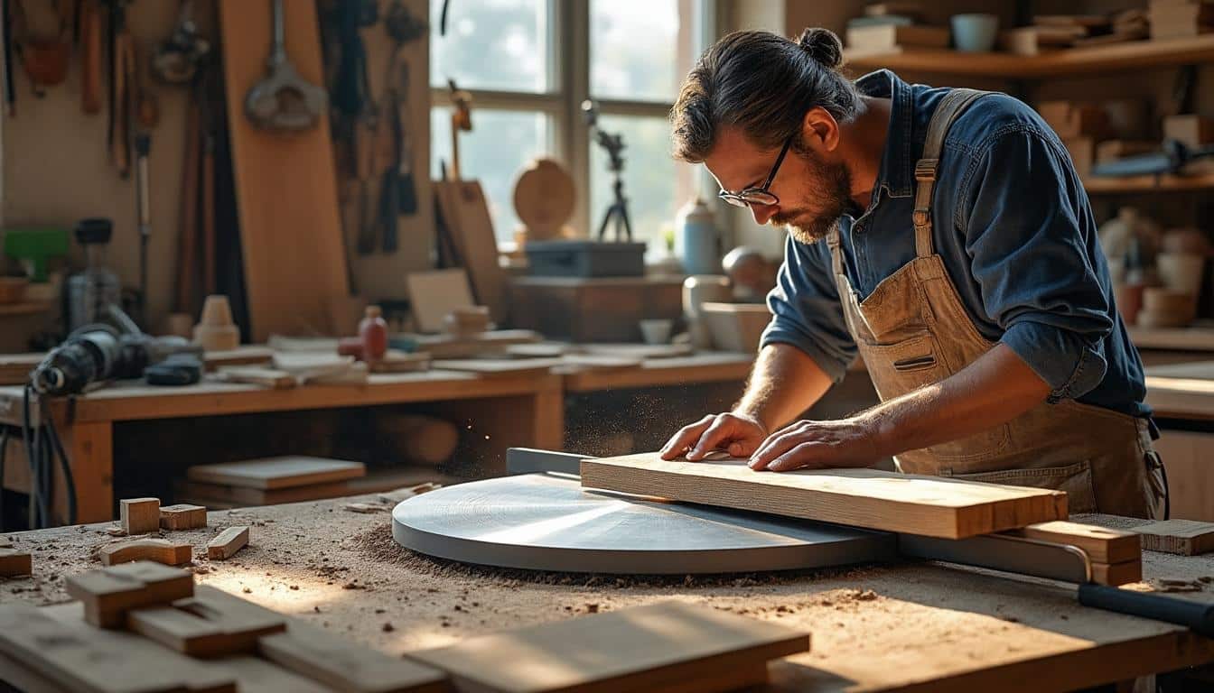 Illustration: Comprendre le rôle et les caractéristiques de la scie circulaire sur établi