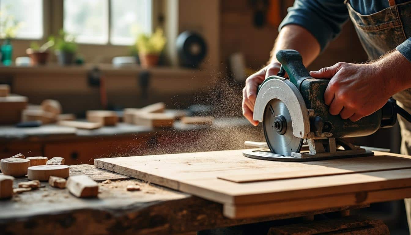 Scie circulaire sur établi : guide complet pour coupe précise et sécurisée
