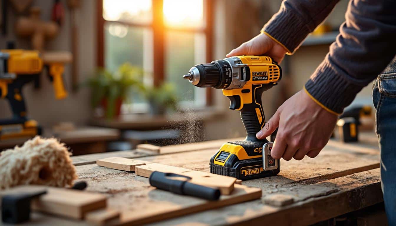 Illustration: Comprendre la batterie Dewalt qui équipe la scie plongeante : fonctionnement et caractéristiques