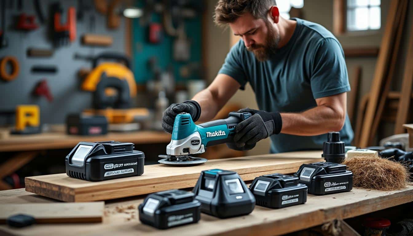 Illustration: Les batteries Makita : types, caractéristiques et impact sur la scie sauteuse