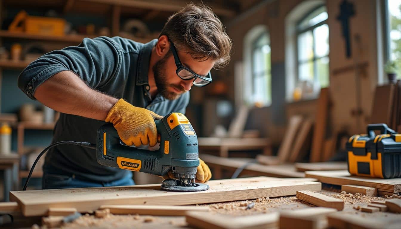 Illustration: Guide pratique pour utiliser une perceuse en toute sécurité et avec efficacité