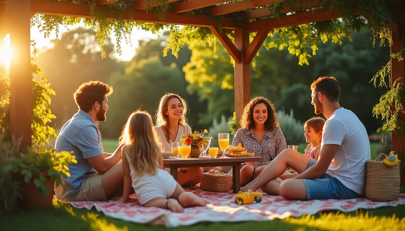 Illustration: Comment la pergola transforme votre espace extérieur en un lieu de vie agréable