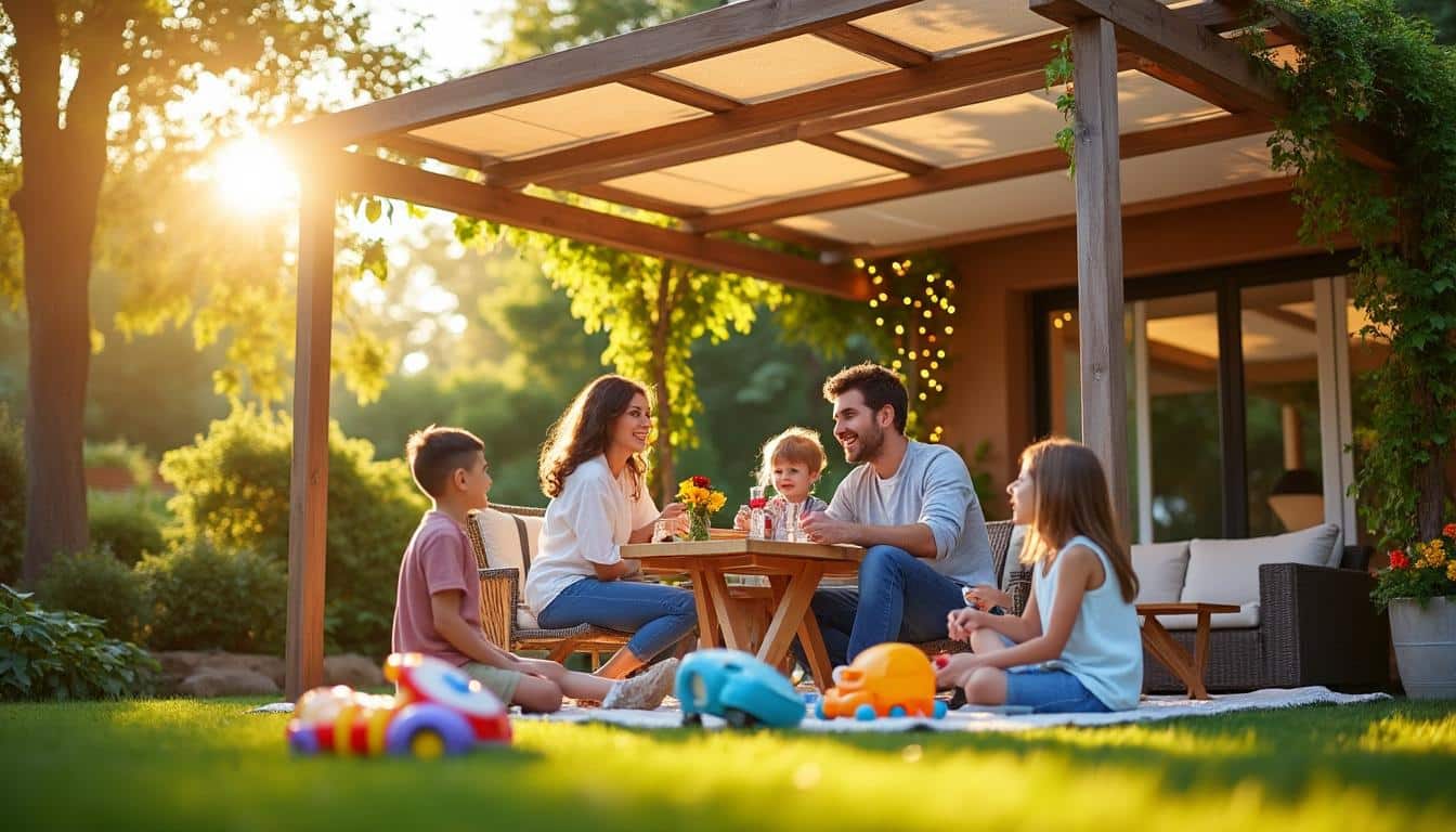 Illustration: Pourquoi opter pour une pergola afin de mettre en valeur votre espace extérieur ?