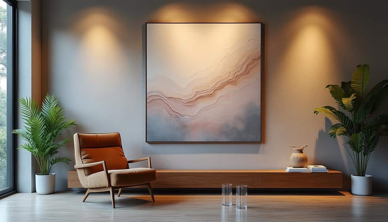 Illustration: Comprendre l’éclairage mural dédié à la mise en valeur des tableaux