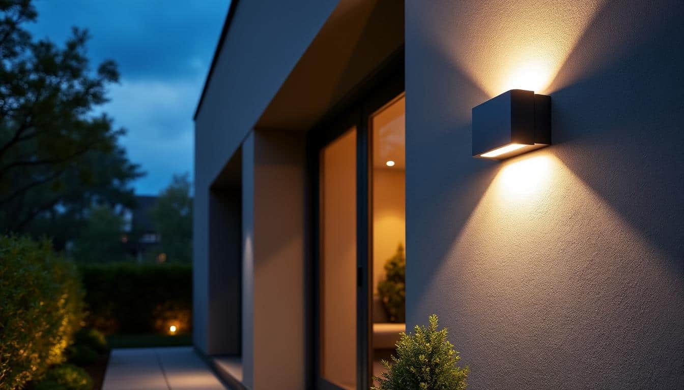 Illustration: Comment allier performance technique et design élégant pour un éclairage mural extérieur