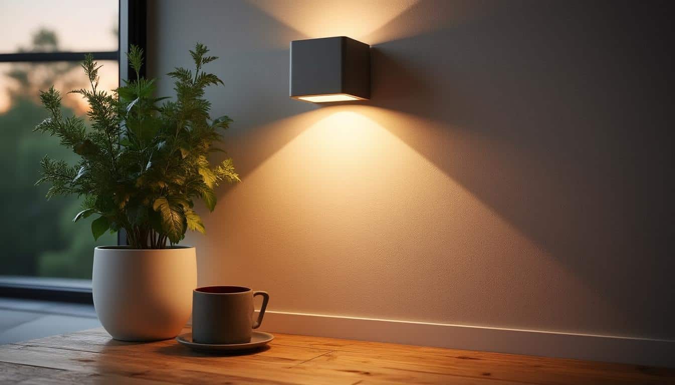 Illustration: Découvrir la spécificité d’une applique avec lumière dirigée vers le sol