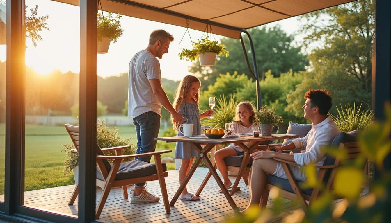 Store veranda toiture : confort et protection solaire optimisés