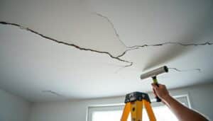 Peinture du plafond fissuré : guide complet pour une réparation durable