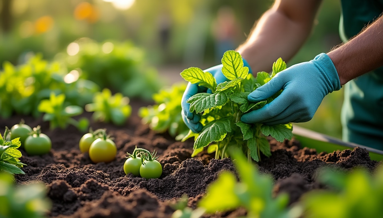 Illustration: Comprendre l’importance de l’azote pour la croissance des plantes au jardin