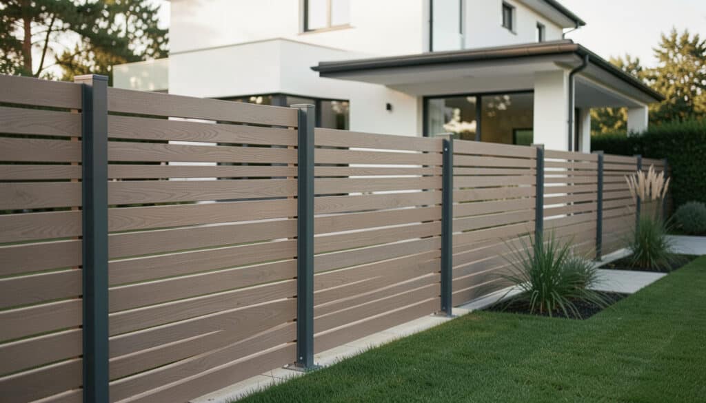 Clôture composite de 2 m : bien choisir son modèle