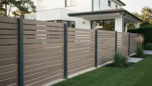 Clôture composite de 2 m : bien choisir son modèle